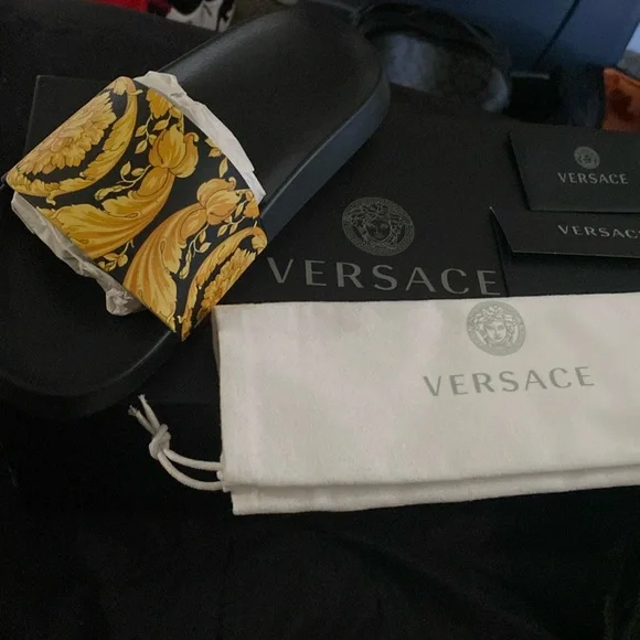Versace | Shoes | Size 4 Versace St Gomma Barocco | Poshmark display picture 2